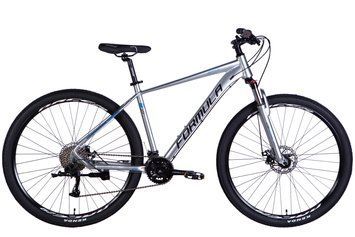 Велосипед AL 29" Formula ZEPHYR 2.0 DD CS рама-19" срiблястий 2025 OPS-FR-29-365 фото