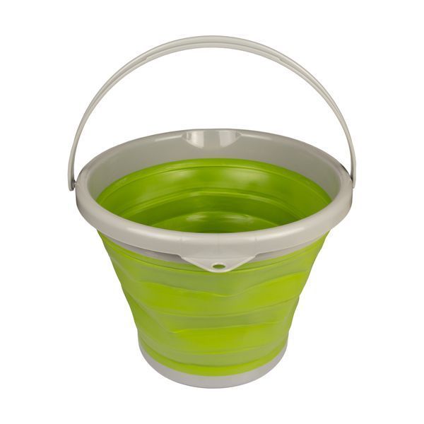 Відро TRAMP складане силіконове olive 10л TRC-091 TRC-091-olive фото