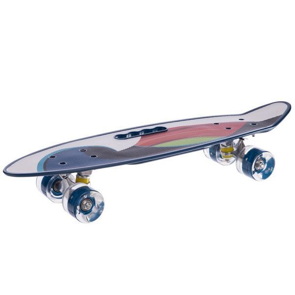Скейтборд круїзер SP-Sport з ручкою синій HB-31B-1 фото