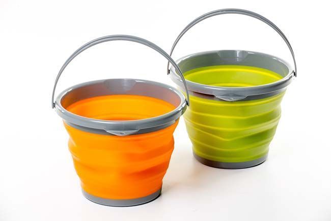 Відро TRAMP складане силіконове olive 10л TRC-091 TRC-091-olive фото
