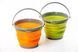 Відро TRAMP складане силіконове olive 10л TRC-091 TRC-091-olive фото 4