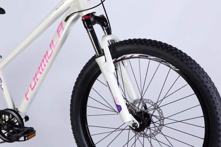 Велосипед AL 24" Formula THOR DD CS рама-12" білий з рожевим 2026 OPS-FR-24-445 фото