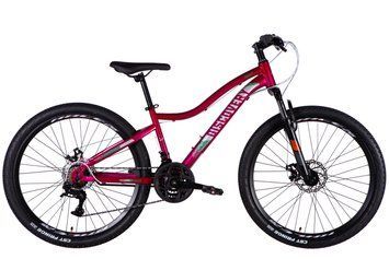 Велосипед ST 26" Discovery KELLY DD FR рама-14" малиновий 2025 OPS-DIS-26-629 фото