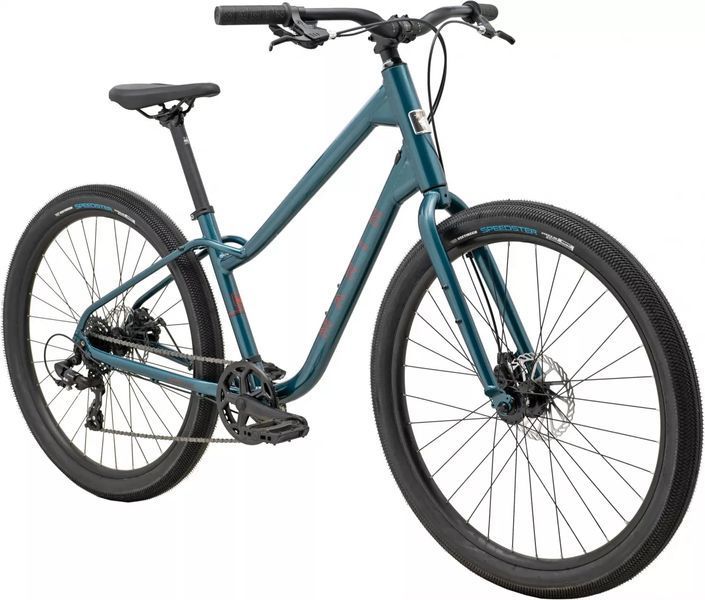 Велосипед 27,5" Marin Stinson 1 рама - M 2025 Gloss Blue/Orange/Charcoal/Red SKE-75-07 фото