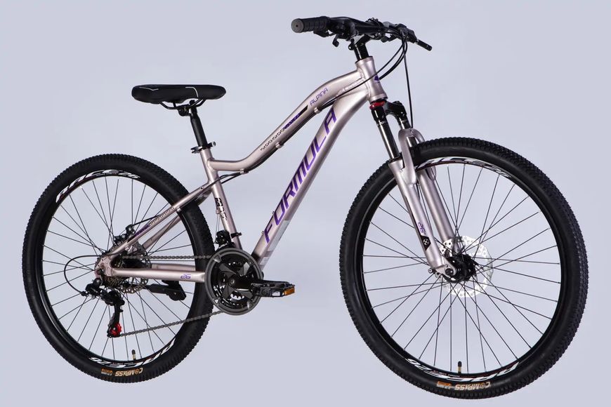 Велосипед AL 27.5" Formula ALPINA DD FR рама-16" сріблясто-фіолетовий 2026 OPS-FR-27.5-294 фото