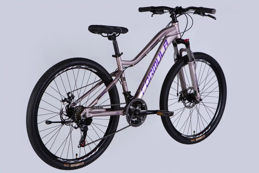 Велосипед AL 27.5" Formula ALPINA DD FR рама-16" сріблясто-фіолетовий 2026 OPS-FR-27.5-294 фото