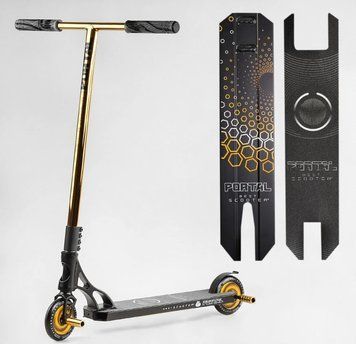 Самокат трюковий Best Scooter &laquo;PORTAL&raquo; PL-91977 золотий 082-043 фото