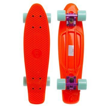 Скейтборд Penny Board FISH помаранчевий-фіолетовий-м&rsquo;ятний SK-401-35 фото