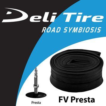 Камера 700 х 25/28C (28X1-5/8X1-1/8) FV 51,5мм Deli Tire 8994242020679 фото