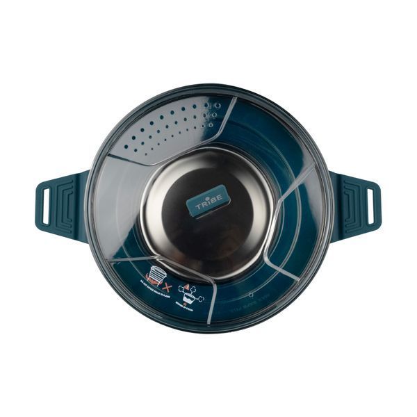 Каструля Tribe Collapsible Pot 2,5 л силіконова T-FF-0025-ocean T-FF-0025-ocean фото