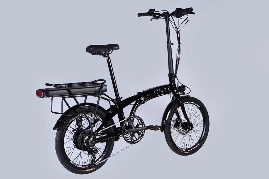 Велосипед з електроприводом 20" AL Dorozhnik eONYX DD FR рама-11" 48B 12.5А*г 500Вт чорний YS 728 2025 ELB-D-20-056 фото