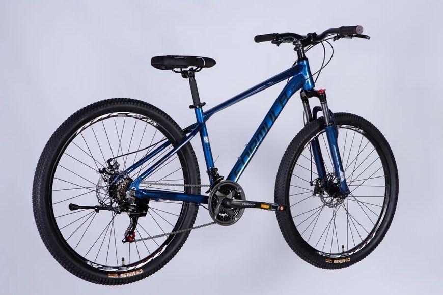 Велосипед AL 27.5" Formula MOTION DD FR рама-16" синьо-чорний 2025 OPS-FR-27.5-252 фото