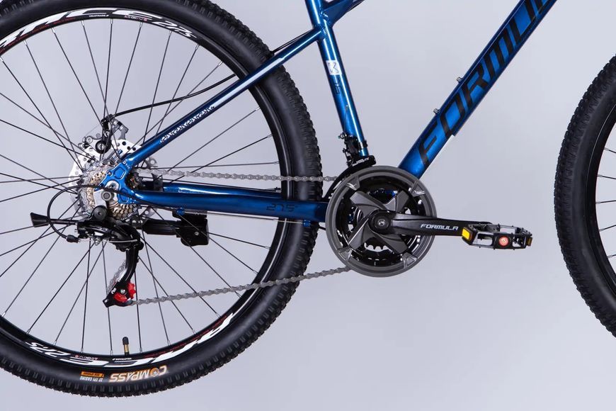 Велосипед AL 27.5" Formula MOTION DD FR рама-16" синьо-чорний 2025 OPS-FR-27.5-252 фото