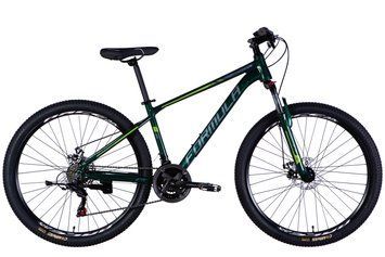 Велосипед AL 27.5" Formula MOTION DD FR рама-16" зелено-сірий 2025 OPS-FR-27.5-253 фото