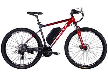 Велосипед з електроприводом 29" AL Formula eF-1 DD CS рама-21" 48B 17.5А*г 500Вт червоно-сріблястий 2026 ELB-FR-29-255 фото