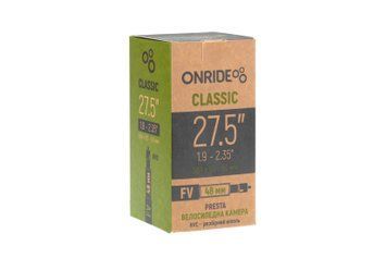 Камера ONRIDE Classic 27,5"x1.9-2.35" (584x50-60) FV 48 RVC - розбірний ніпель 2526116102902 фото