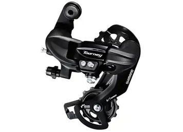 Перемикач задн. 7 індекс max-34T під болт SHIMANO TY-300 чорний середня лапка DERB-046-1 фото