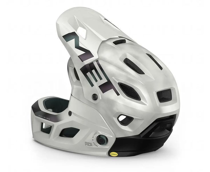 Шолом MET PARACHUTE MCR MIPS CE WHITE IRIDESCENT | MATT S (52-56) 3HM 120 CE00 S BI1 фото