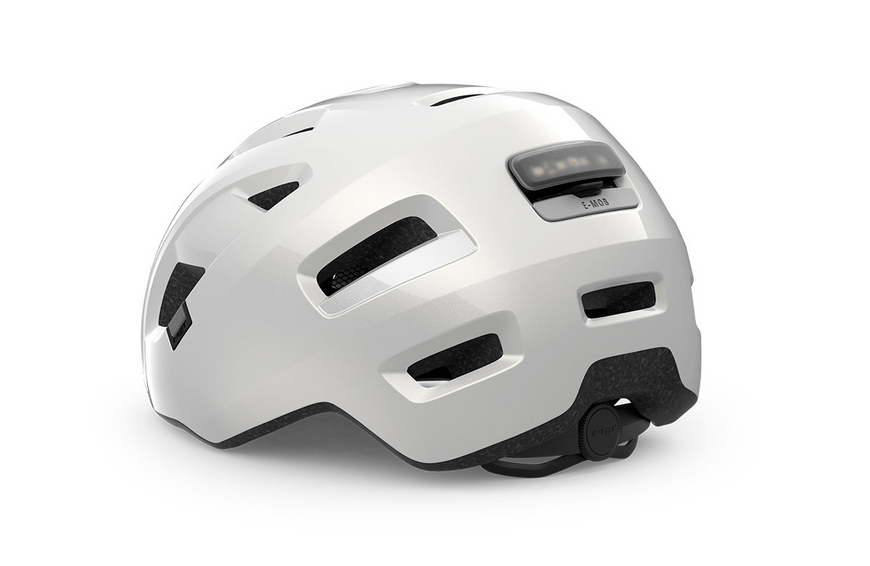 Шолом MET E-MOB CE WHITE | GLOSSY M (56-58) 3HM 153 CE00 M BI1 фото