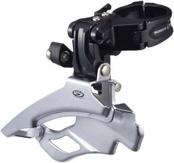 Перемикач передній Shimano Diore FD-M591 в+н/тяга, верх. хомут 44/48T під трубу 34,9мм (адаптер 31,8) 2000000007809 фото