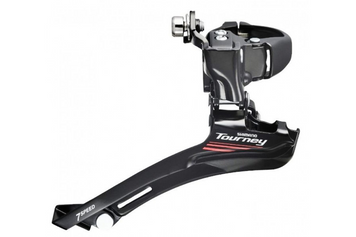 Перемикач передній Shimano Tourney FD-A070 н/тяга, верх. хомут 52T шосе Hybrid 2x7 speed, сум. з авт. типу DUAL CONTROL 2930250035119 фото