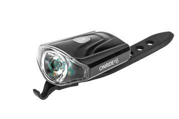 Велосипедна фара ONRIDE Xeo USB (50 lm, 550 mAh, Micro-USB), пластикова 6936116101371 фото
