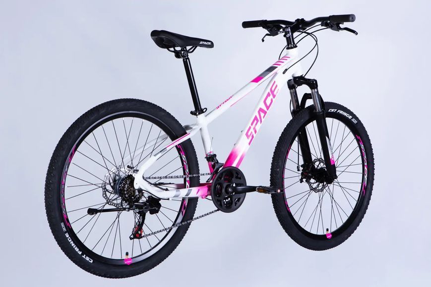 Велосипед AL 26" SPACE MERCURY DD FR рама-13" біло-рожевий 2026 OPS-SP-26-085 фото