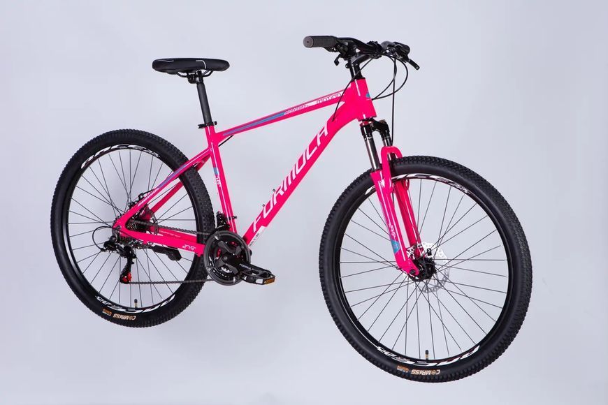 Велосипед AL 27.5" Formula MOTION DD FR рама-18" рожевий з білим 2026 OPS-FR-27.5-304 фото