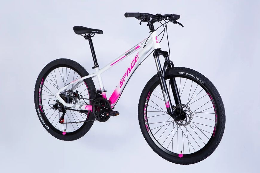 Велосипед AL 26" SPACE MERCURY DD FR рама-13" біло-рожевий 2026 OPS-SP-26-085 фото