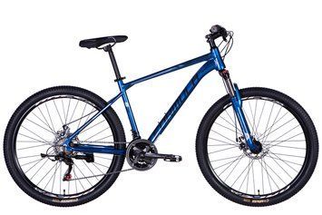 Велосипед AL 27.5" Formula MOTION DD FR рама-18" синьо-чорний 2025 OPS-FR-27.5-257 фото