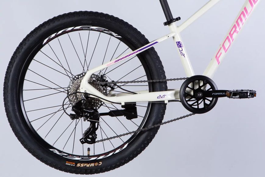 Велосипед AL 24" Formula THOR DD CS рама-12" біло-рожевий 2025 OPS-FR-24-429 фото