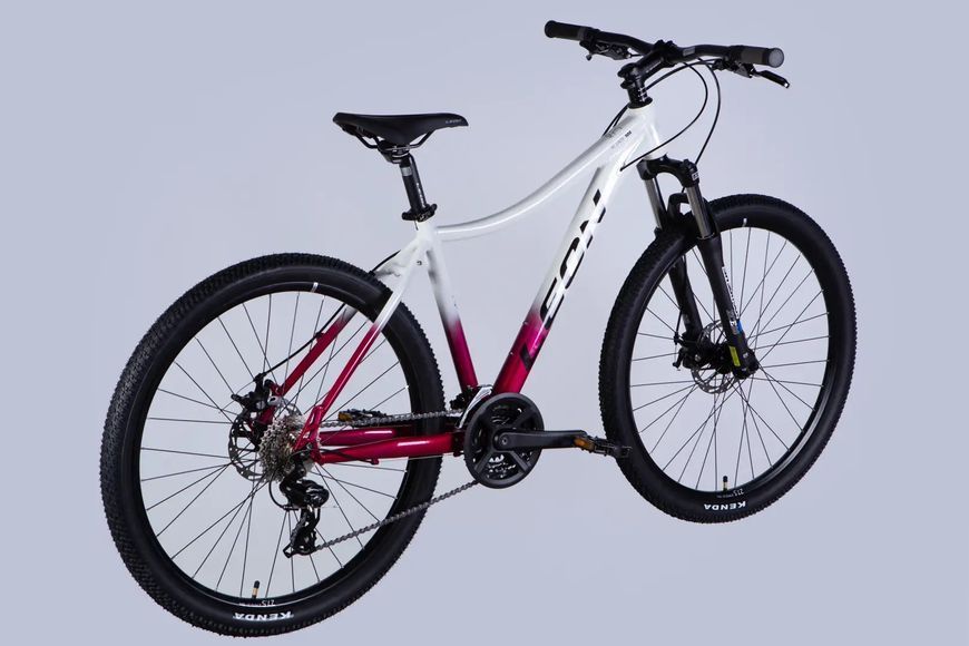 Велосипед AL 27,5" Leon XC LADY 105 DD CS рама-18" білий з малиновим 2025 OPS-LN-27,5-004 фото