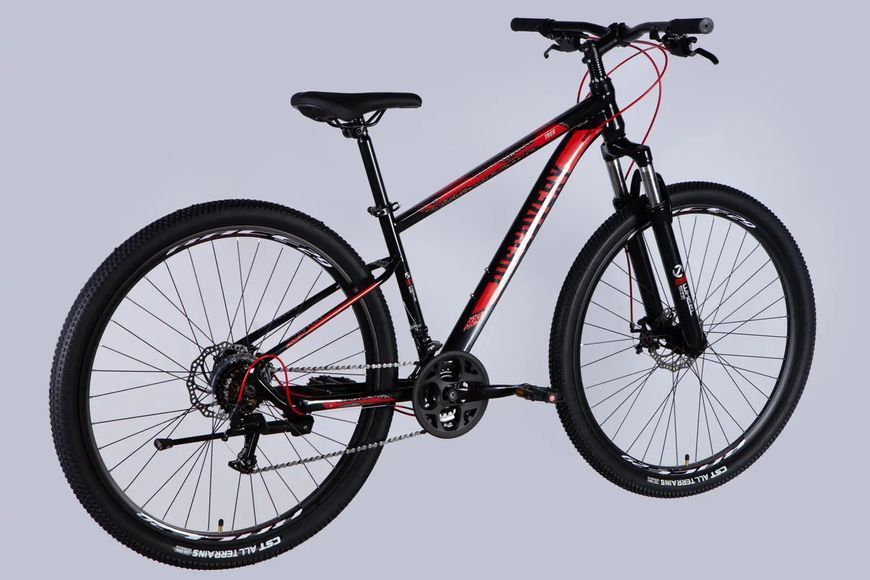 Велосипед ST 29" Discovery TREK DD FR рама-16" чорно-червоний 2025 OPS-SP-29-075 фото
