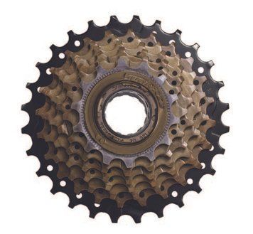 Тріскачка SunRace MFM2A 6DS 2, 6 швидкостей, 14-28T, Brown/Black MFM2A.6DS0.2S5.BX фото