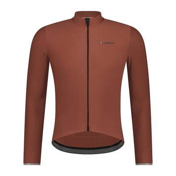 Велоджерсі Shimano Stile long sleeves утеплене, коричневе XL PCWJSPWXE11MM0505 фото