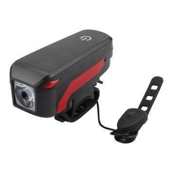 Свiтло перед. BC-FL1552 350лм живлення Li-on 2000mAh з ел дзвінком 120дБ USB Pl LTSS-033 фото