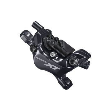 Каліпер гідравл диск гальм Shimano BR-M8120 Deore XT, монтаж РМ160мм, колодка N03A/Fin полімер IBRM8120MPRF фото