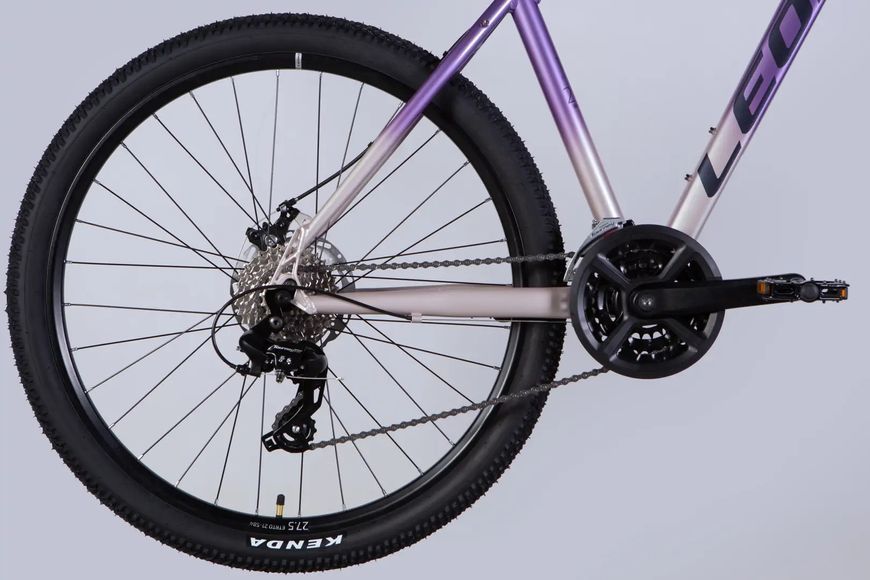 Велосипед AL 27,5" Leon XC LADY 105 DD CS рама-18" бузковий зі сріблястим 2025 OPS-LN-27,5-005 фото