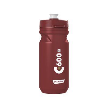Фляга POLISPORT C600 600мл Clip-On бордовий/білий 8644800014 фото