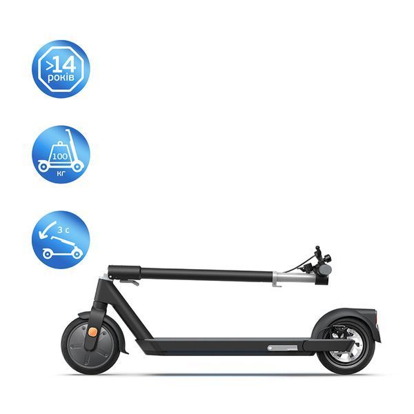 Електросамокат OKAI ES20-NEON Black 9", 300(600)W, 9.8Ah, 40km, 25km\h, 20%, NFC, App, 16kg 41457 фото