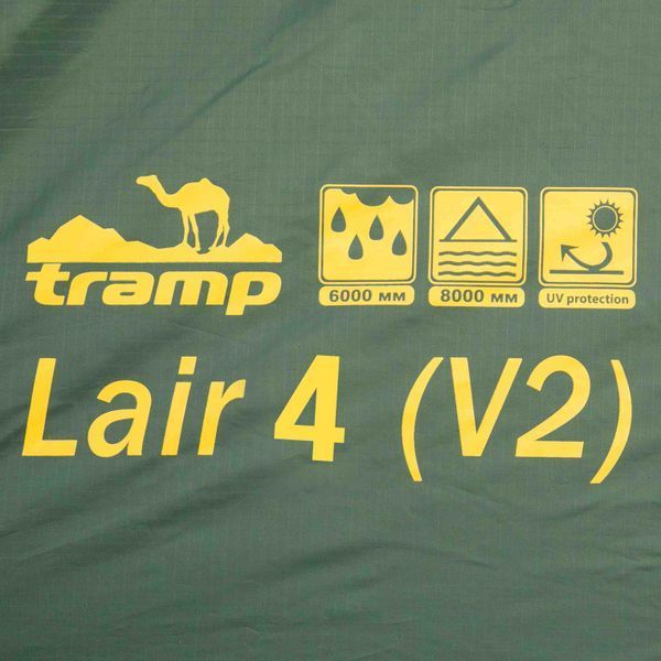 Намет Tramp Lair 4 (v2) зелений TRT-040 TRT-040 фото