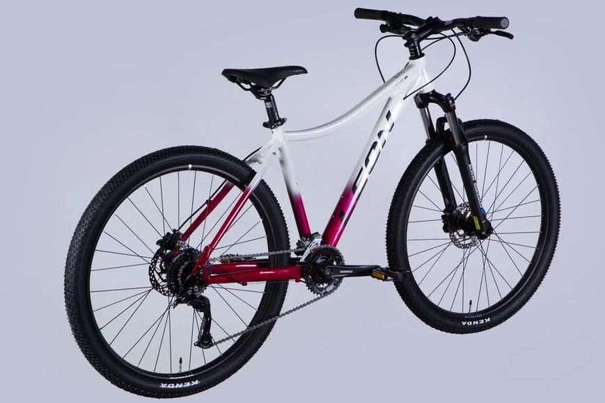 Велосипед AL 27,5" Leon XC LADY 80 HDD рама-18" білий з малиновим 2025 OPS-LN-27,5-007 фото