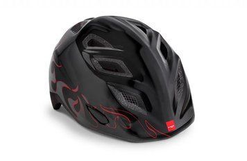Шолом MET GENIO CE BLACK FLAMES/GLOSSY UN (52-57) 3HELM 90 UN NF фото