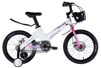 Велосипед MG 18" SPACE KID MOON DD рама-10" білий 2025 OPS-SK-18-021 фото