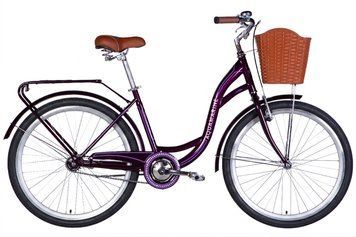 Велосипед ST 26" Dorozhnik AQUAMARINE BH рама-17" темно-фіолетовий 2026 OPS-D-26-352 фото