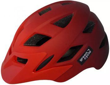 Шолом дитячий Green Cycle ONYX розмір 48-52 см червоний HEL-00-97 фото
