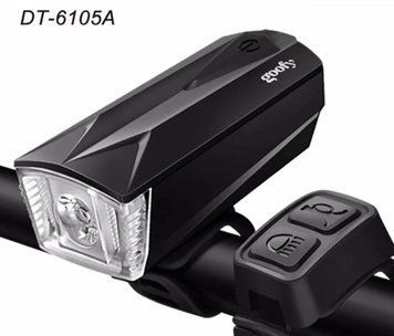 Свiтло перед. BC-FL1592 190лм LED живлення Li-on 1200mAh з ел дзвiнком USB Pl LTSS-071 фото