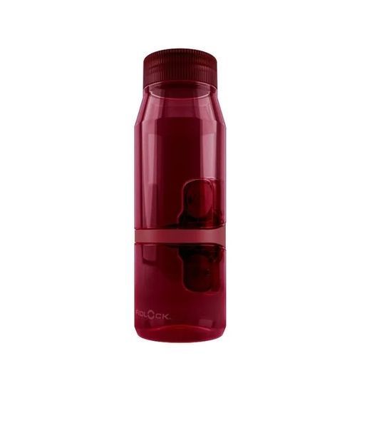 Фляга з конектором FIDLOCK TWIST single bottle 700мл., прозорий / червоний 4251207 404412 фото