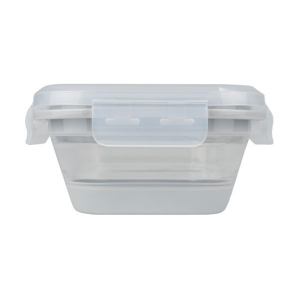 Контейнер Tribe Collapsible Container 500 мл силіконовий T-FF-0027-grey T-FF-0027-grey фото