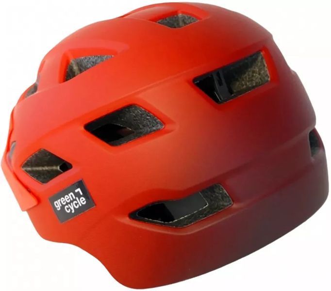 Шолом дитячий Green Cycle ONYX розмір 48-52 см червоний HEL-00-97 фото